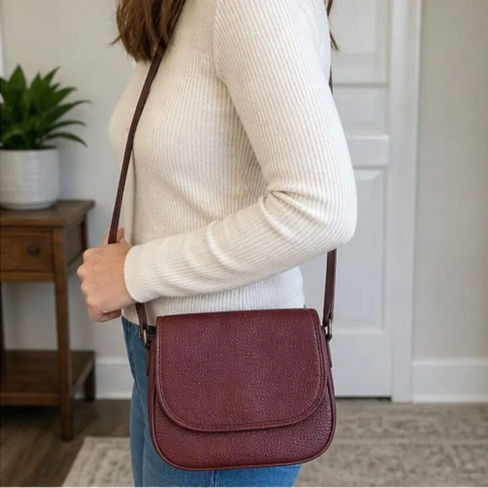 Blush Quilted Crossbody Bag